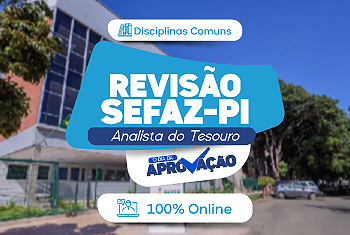O DIA DA APROVAÇÃO: DISCIPLINAS COMUNS ANALISTA DO TESOURO ESTADUAL - SEFAZ PI (ONLINE)