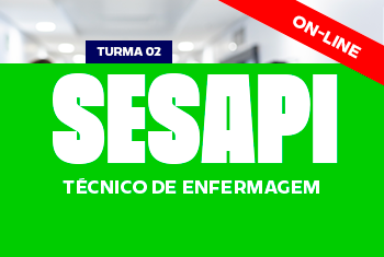 TURMA 02 SESAPI: TÉCNICO EM ENFERMAGEM - NOITE (ON-LINE)