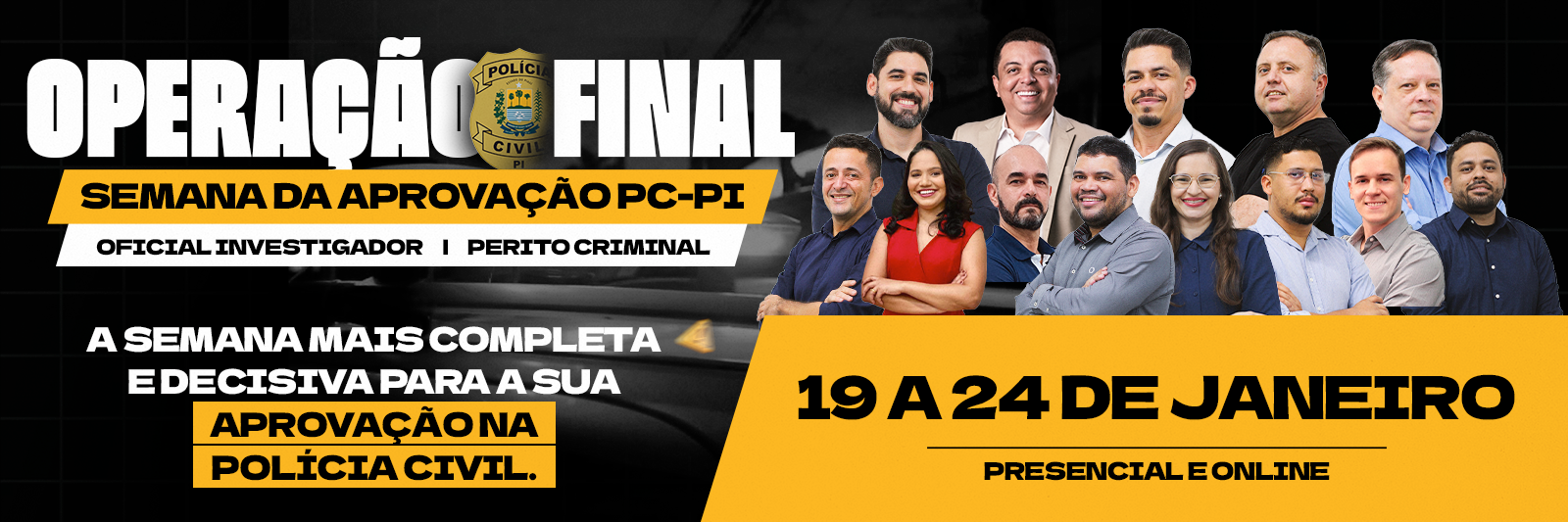 OPERAÇÃO FINAL - SEMANA DA APROVAÇÃO