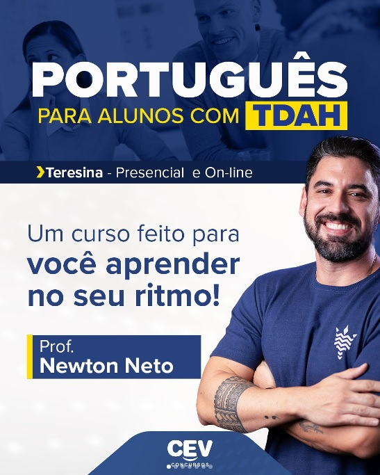 Concurseiros com TDAH podem participar de curso exclusivo para aperfeiçoar os estudos de Português